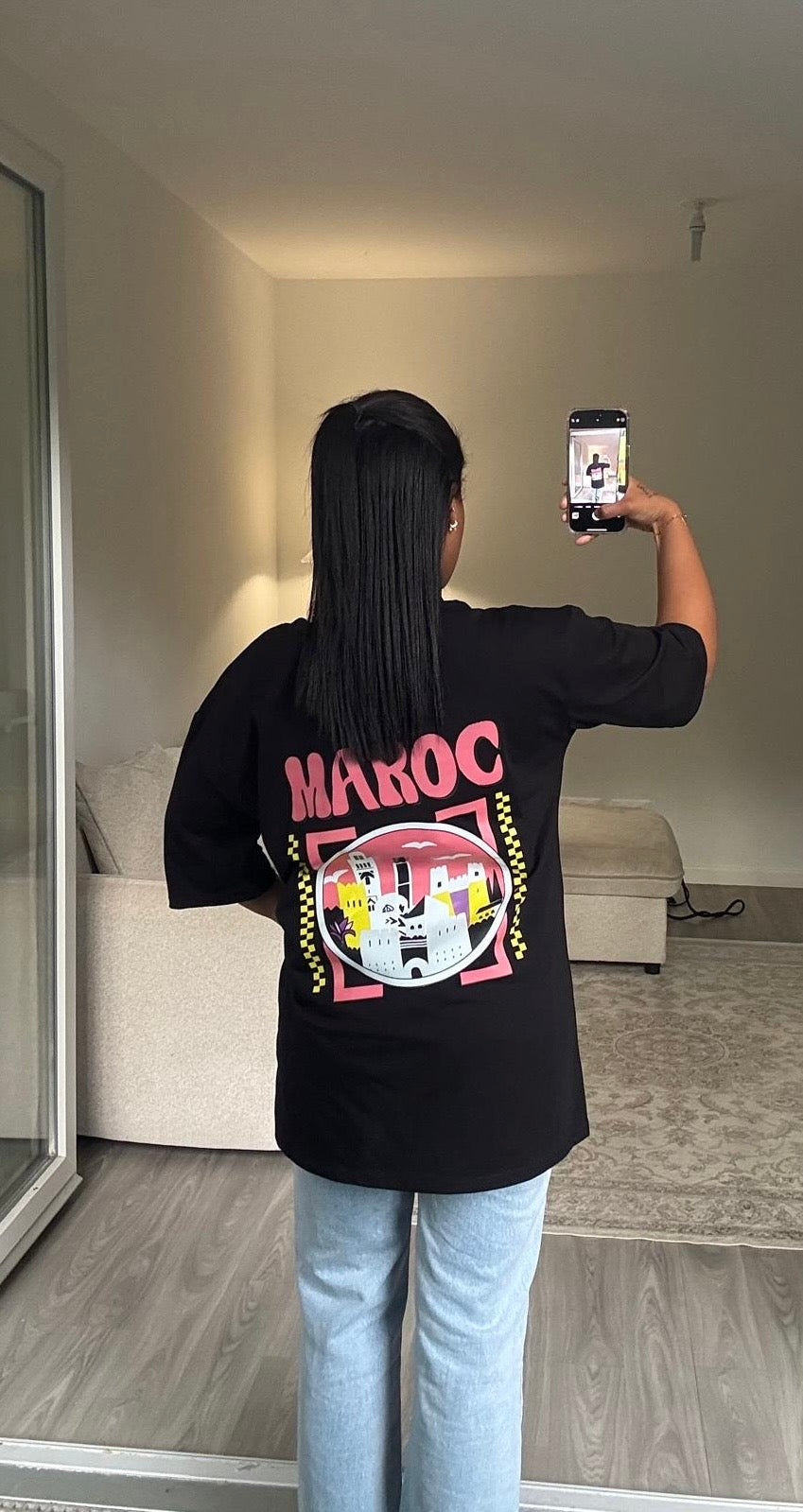 T-shirt Maroc noir