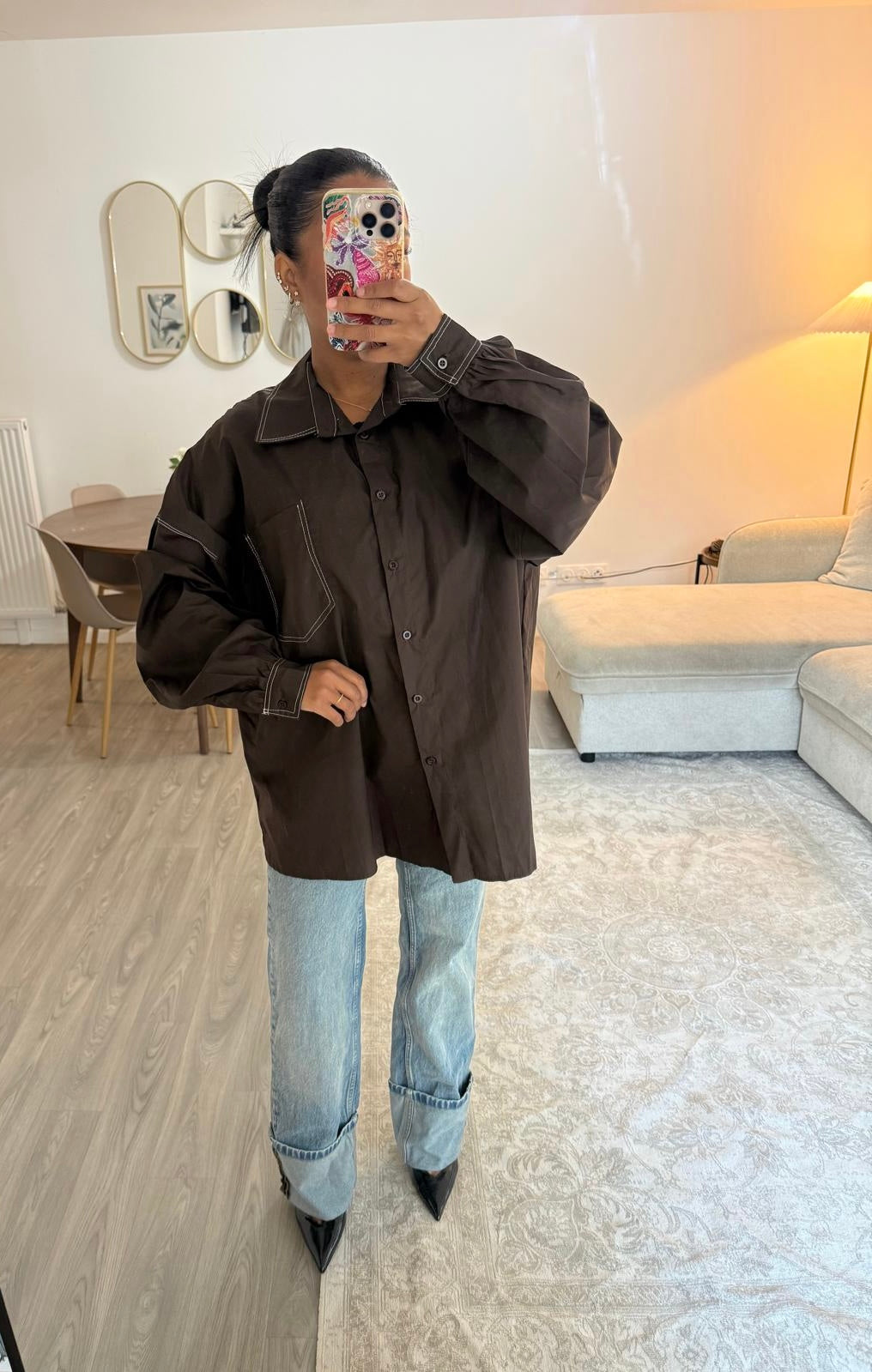 Chemise couture choco