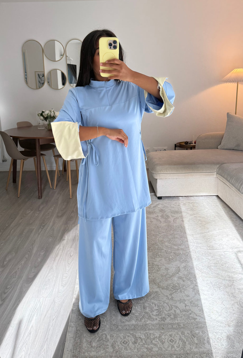 Burkini Nessya bleu et jaune