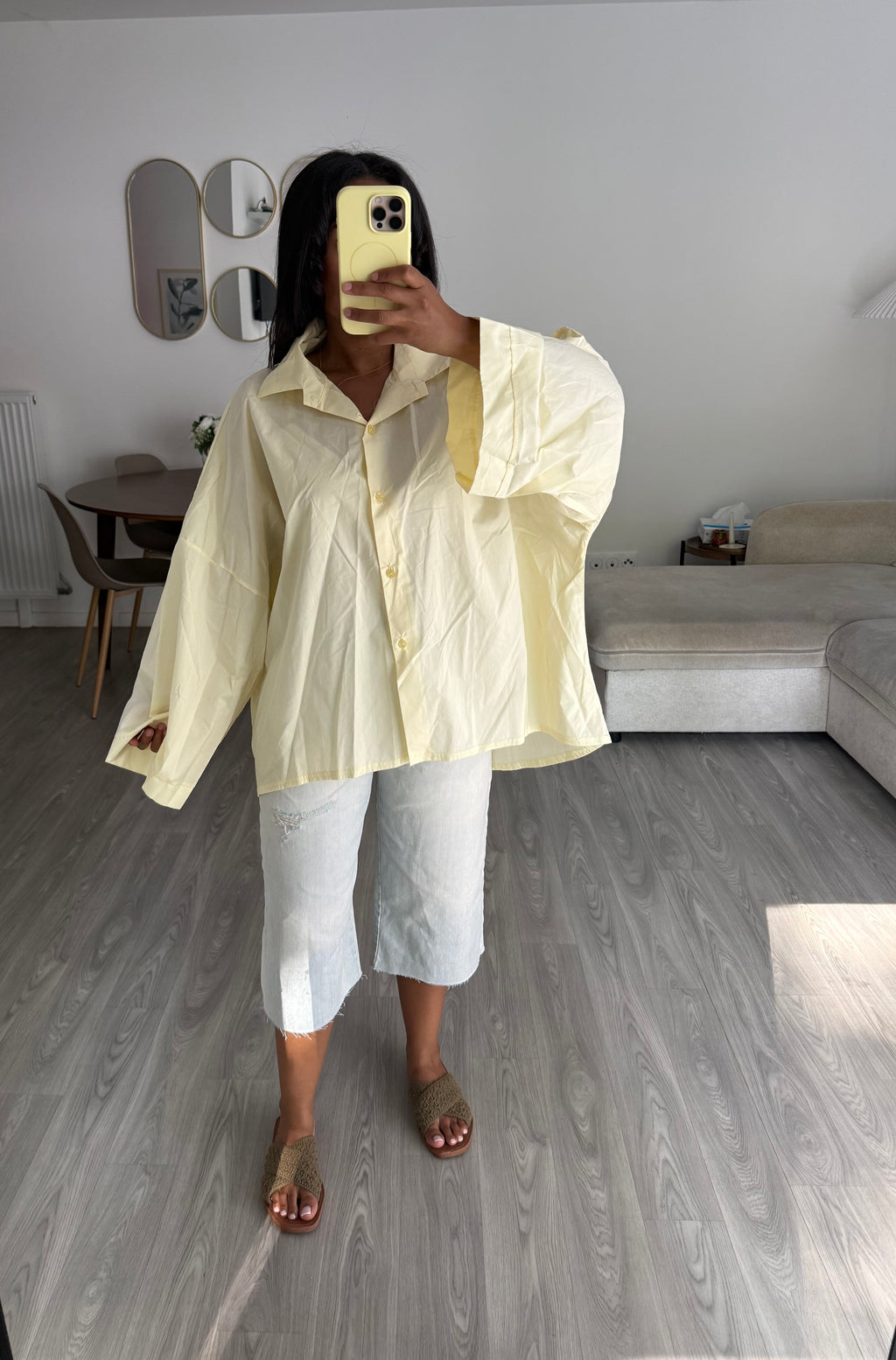 Chemise jaune