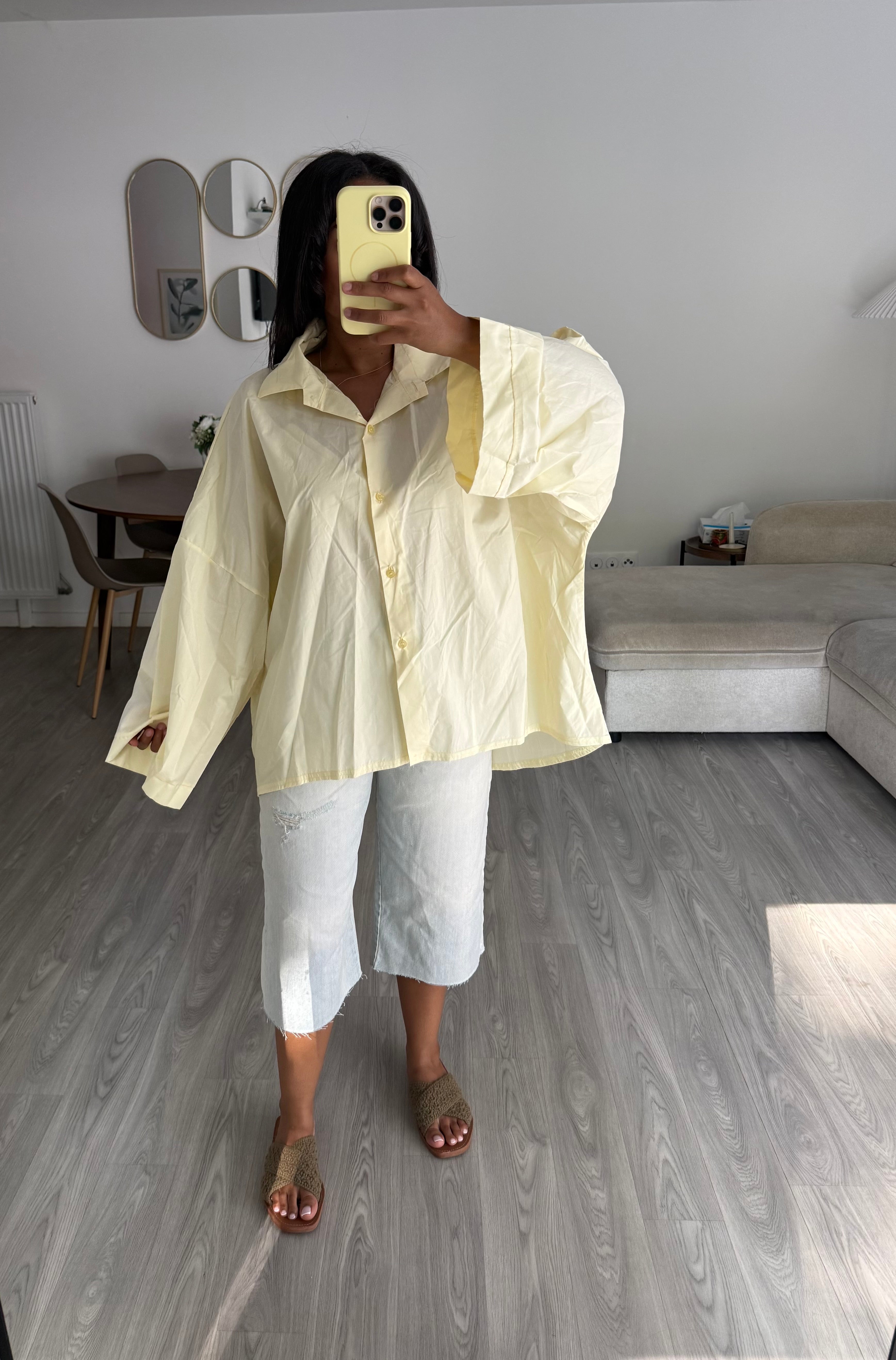 Chemise jaune