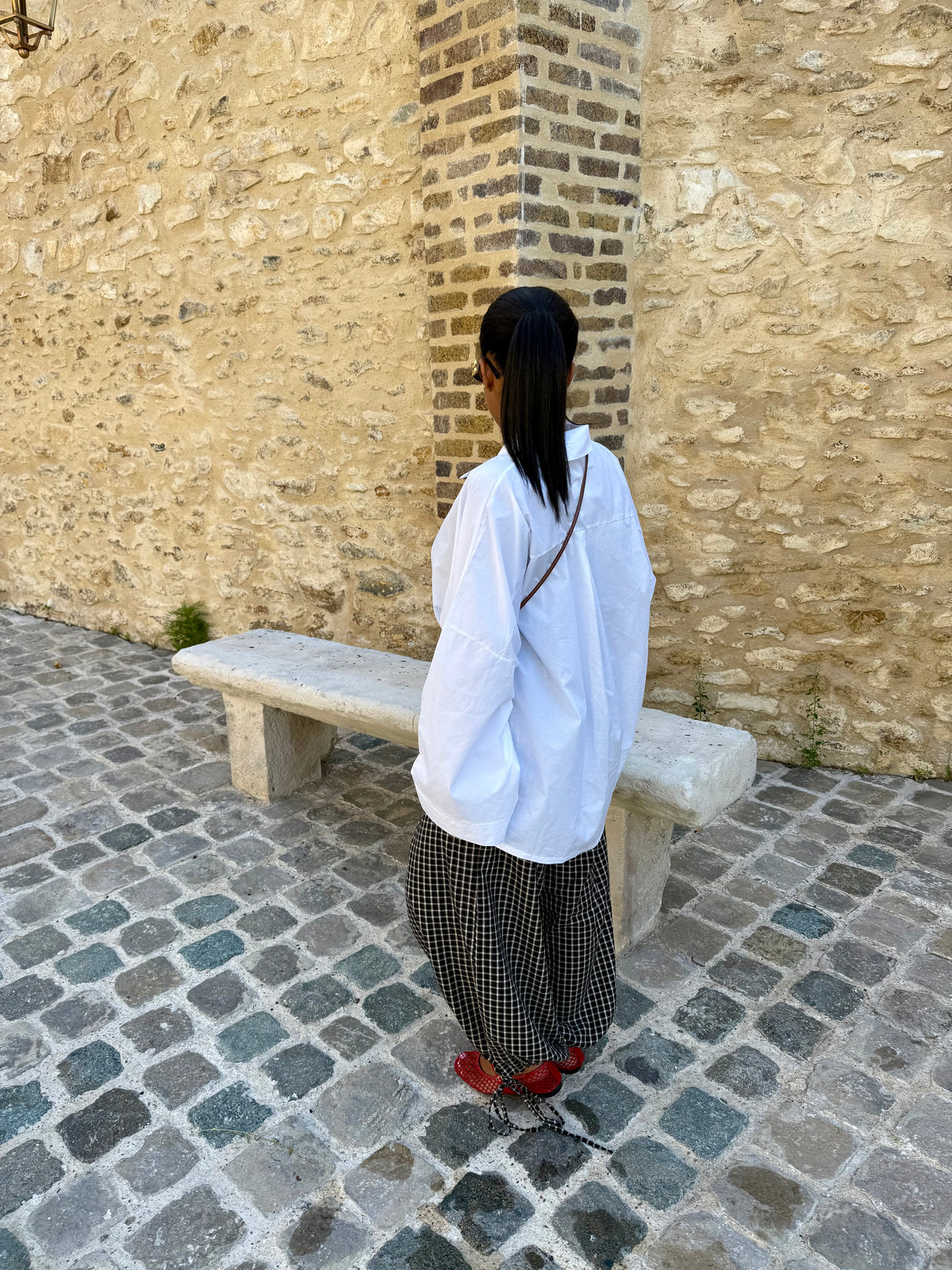 Pantalon carreaux black & White