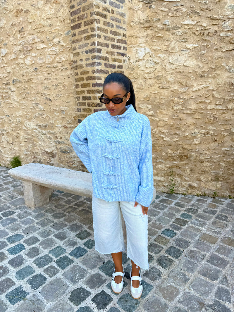 Gilet Tokyo bleu ciel