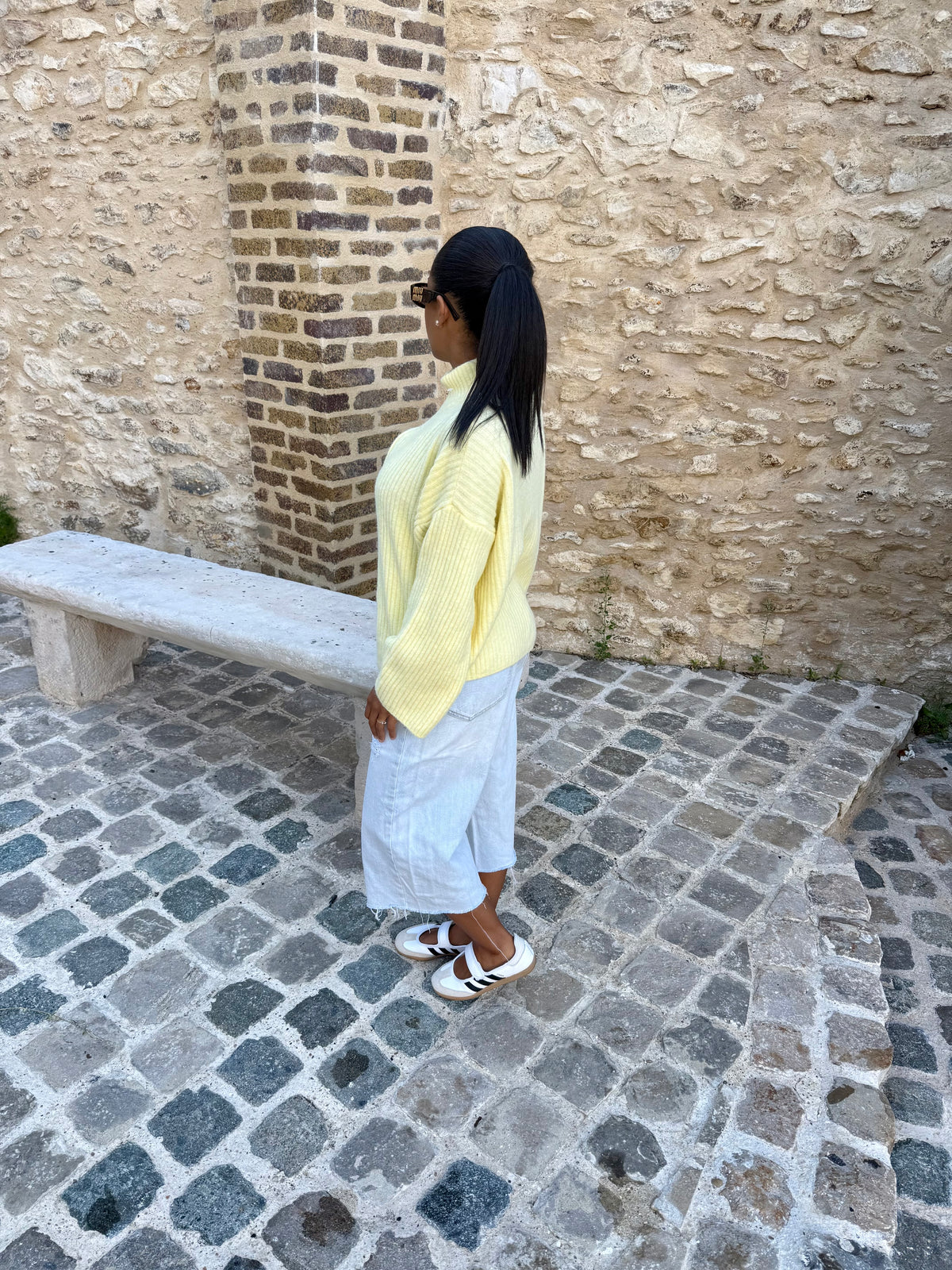 Gilet Zippé jaune