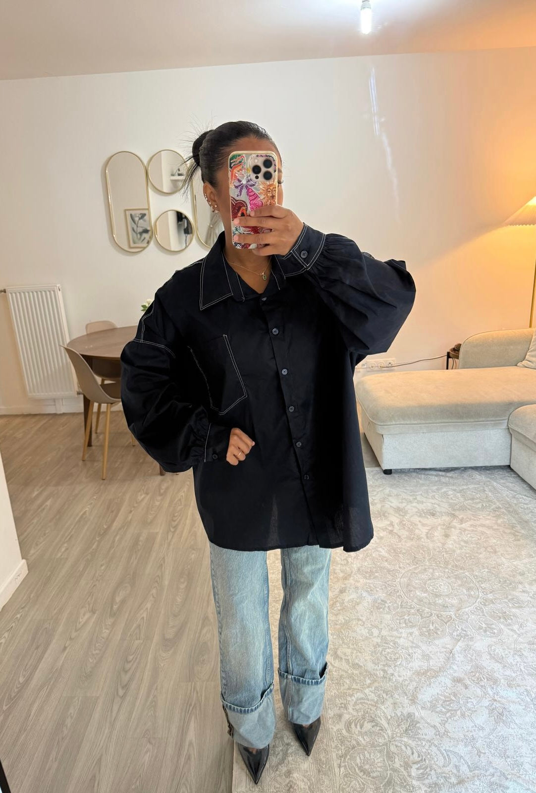 Chemise couture marine