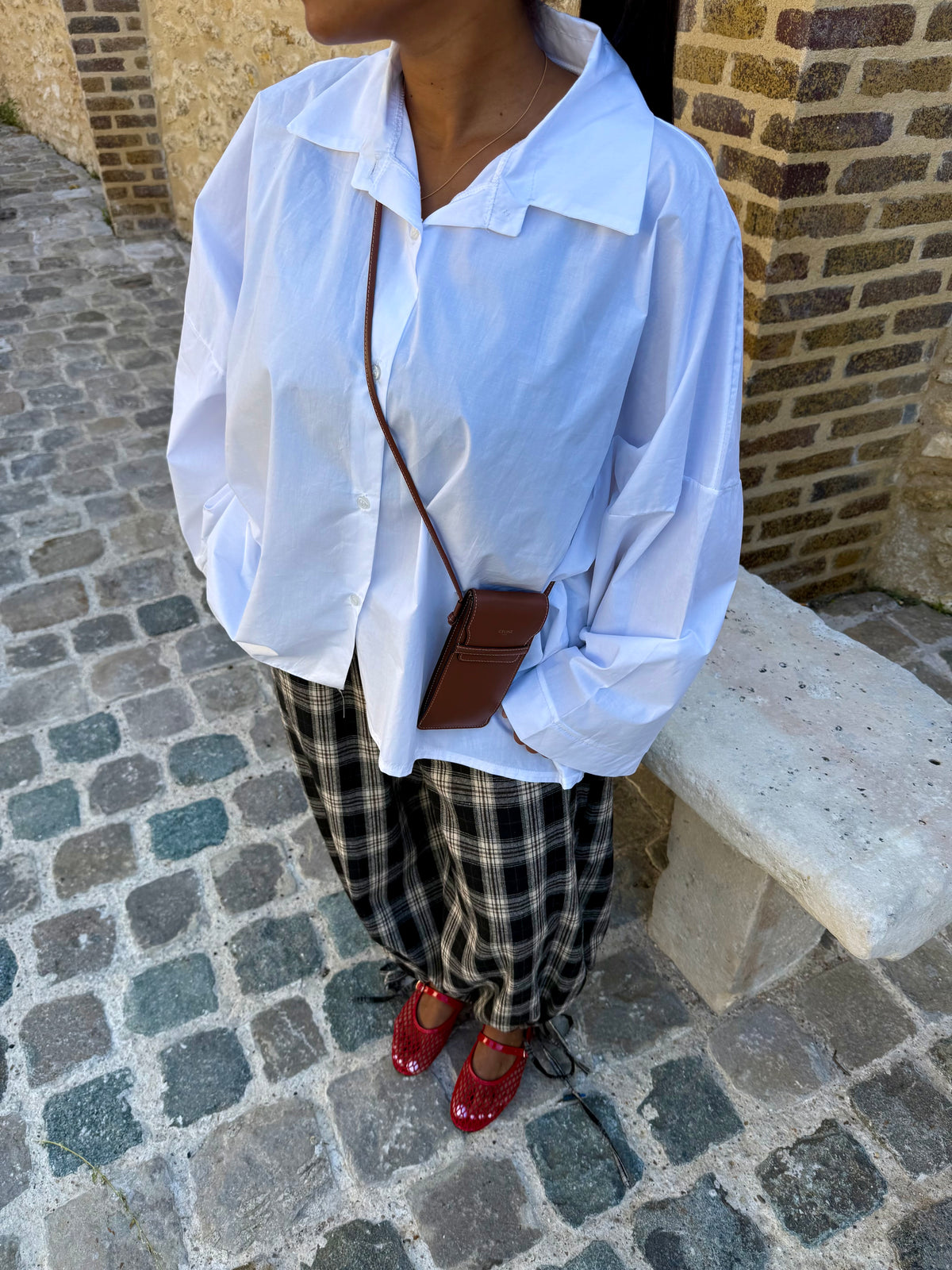 Pantalon grand carreaux