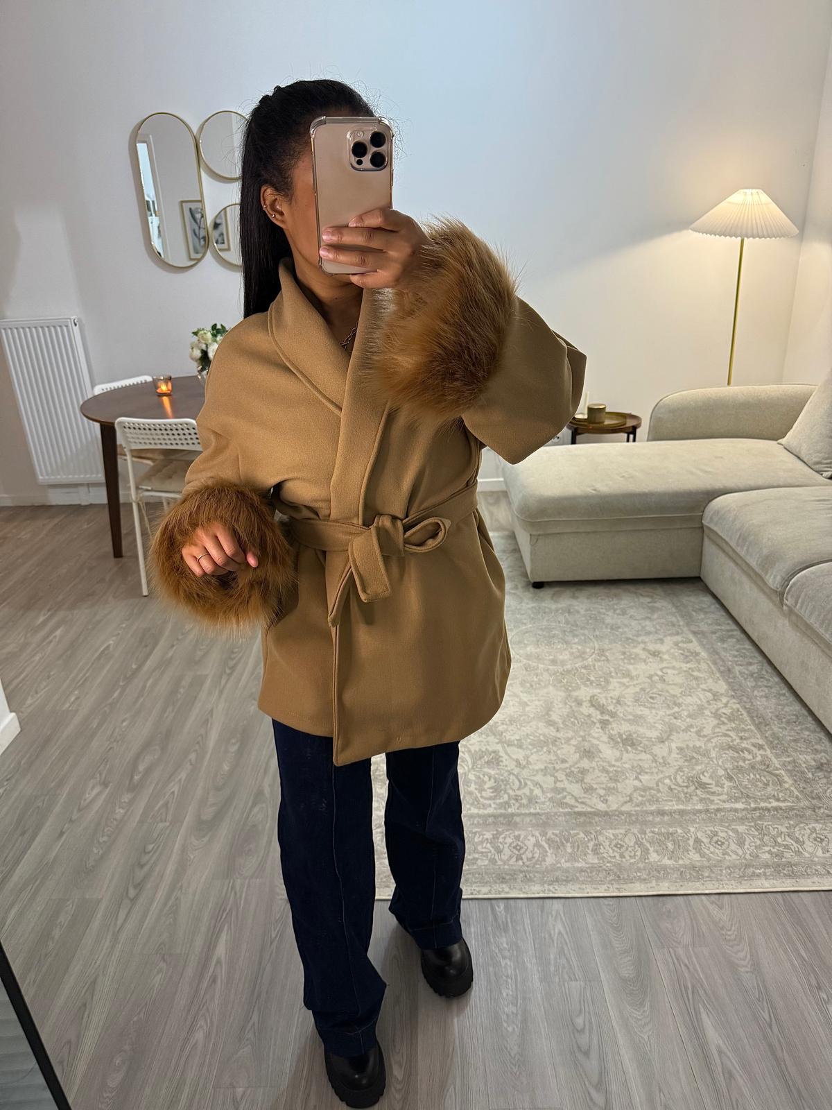 Manteau Neyla Camel