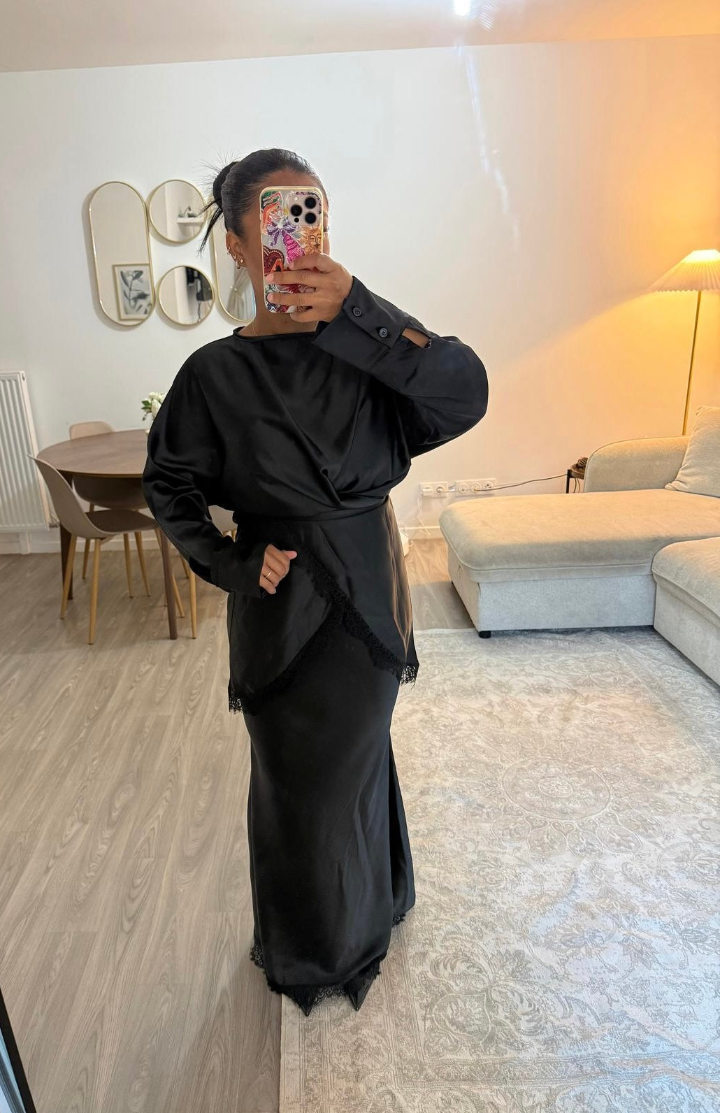 Ensemble dentelles noir