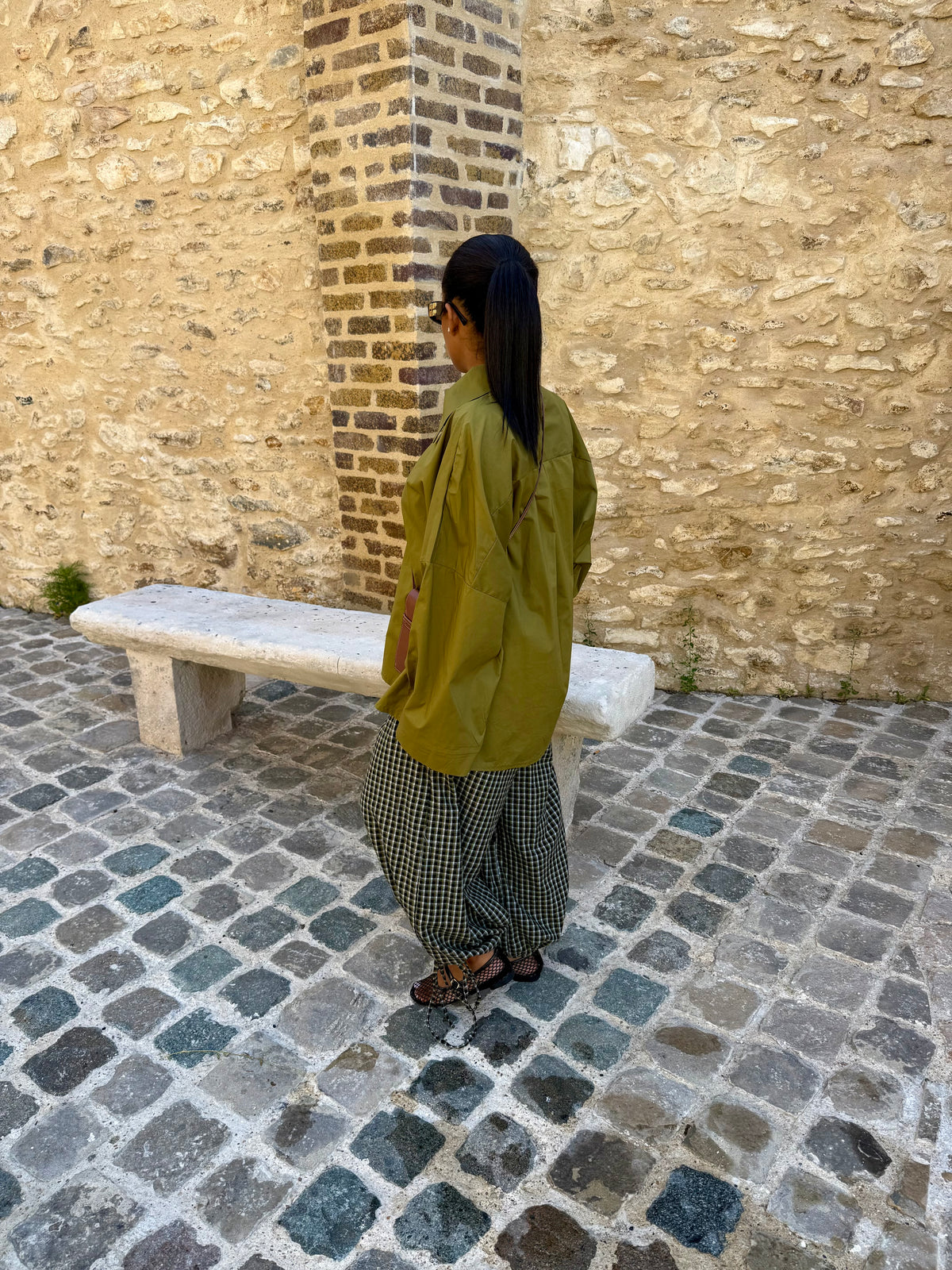 Chemise olive