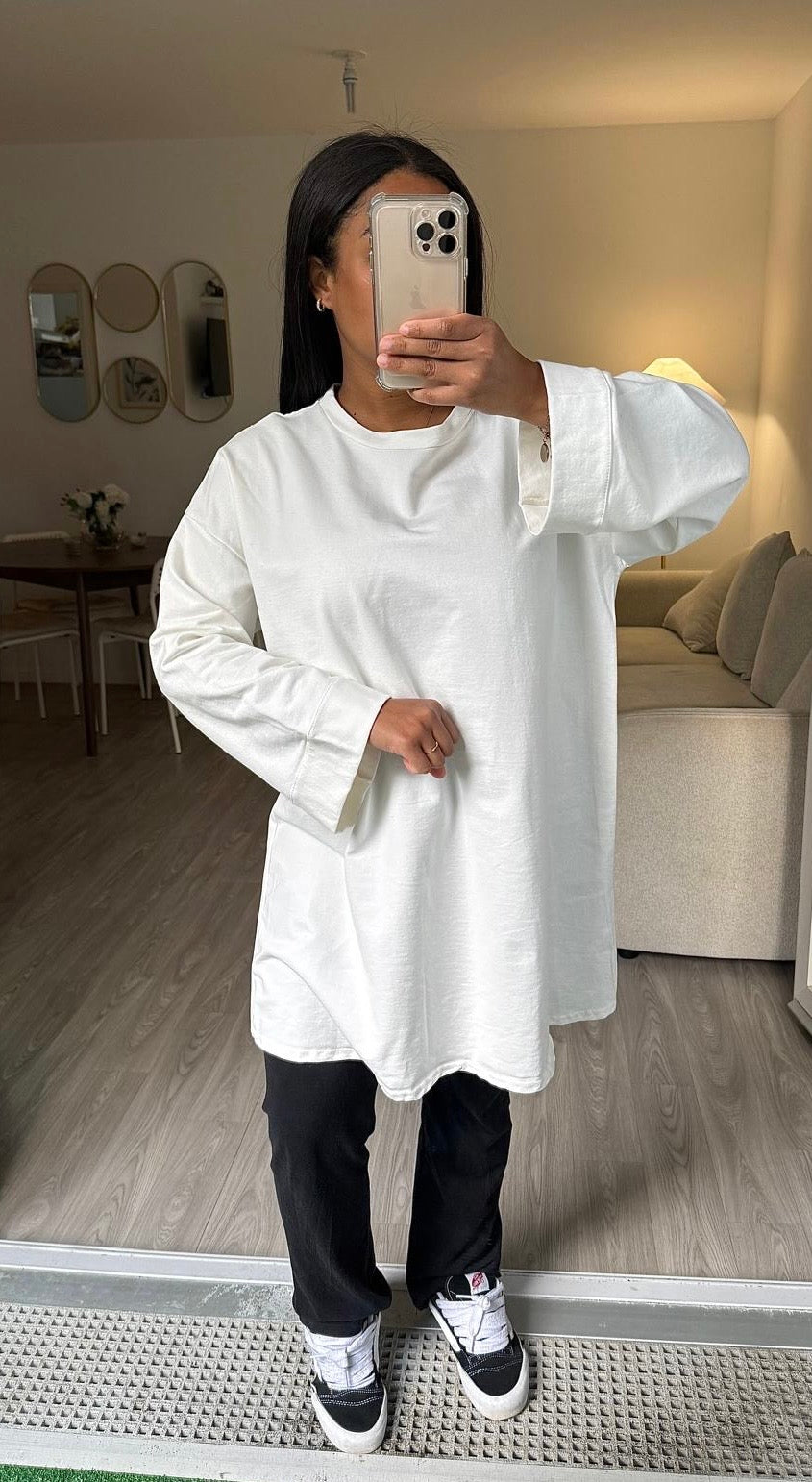 Tee-shirts manches longue blanc