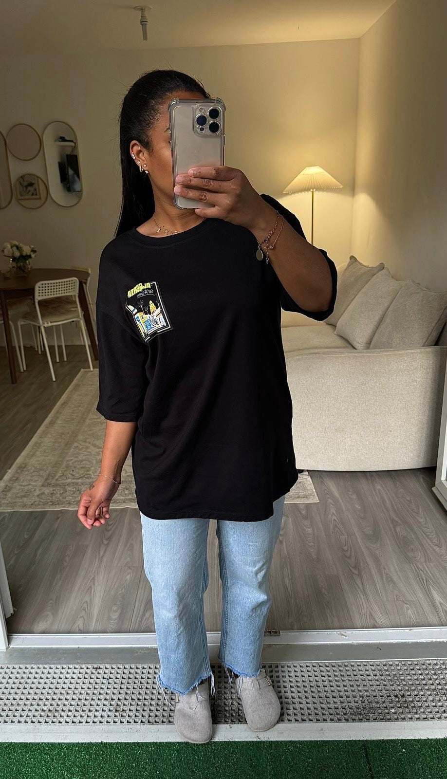 T-shirt Algérie noir