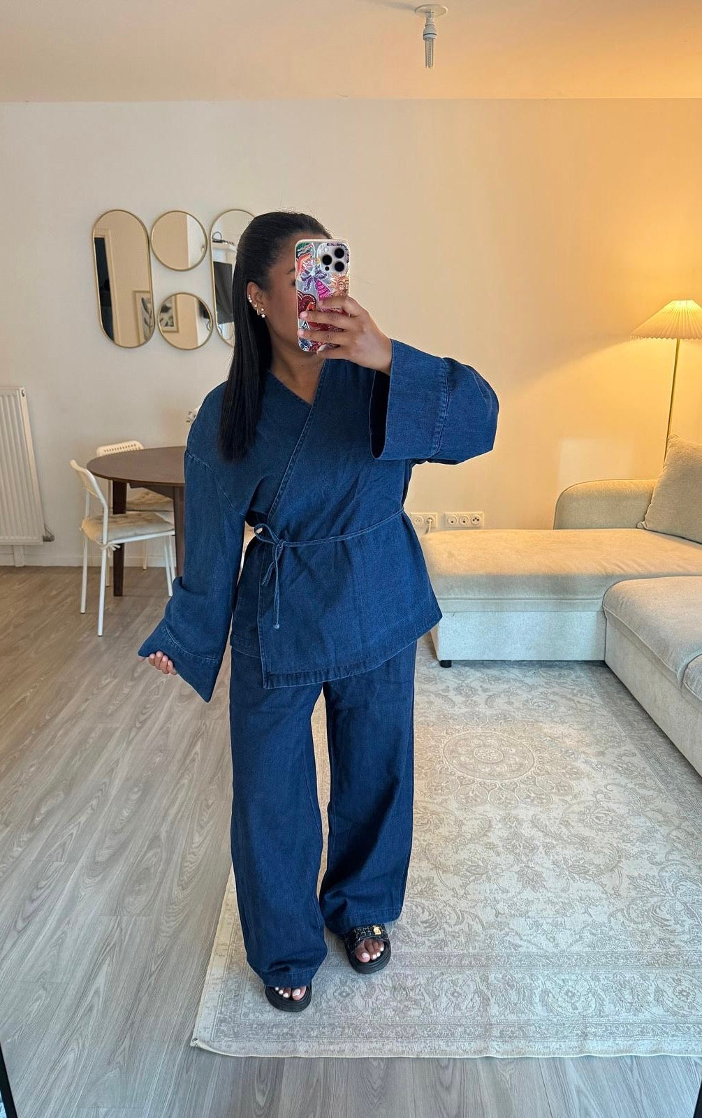 Ensemble Denim croisé