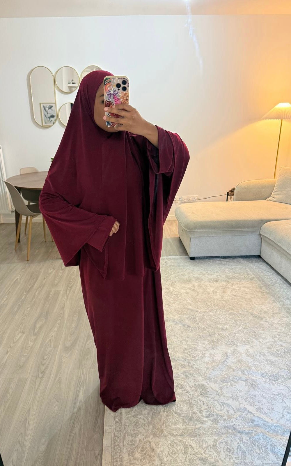 Set Jersey bordeaux