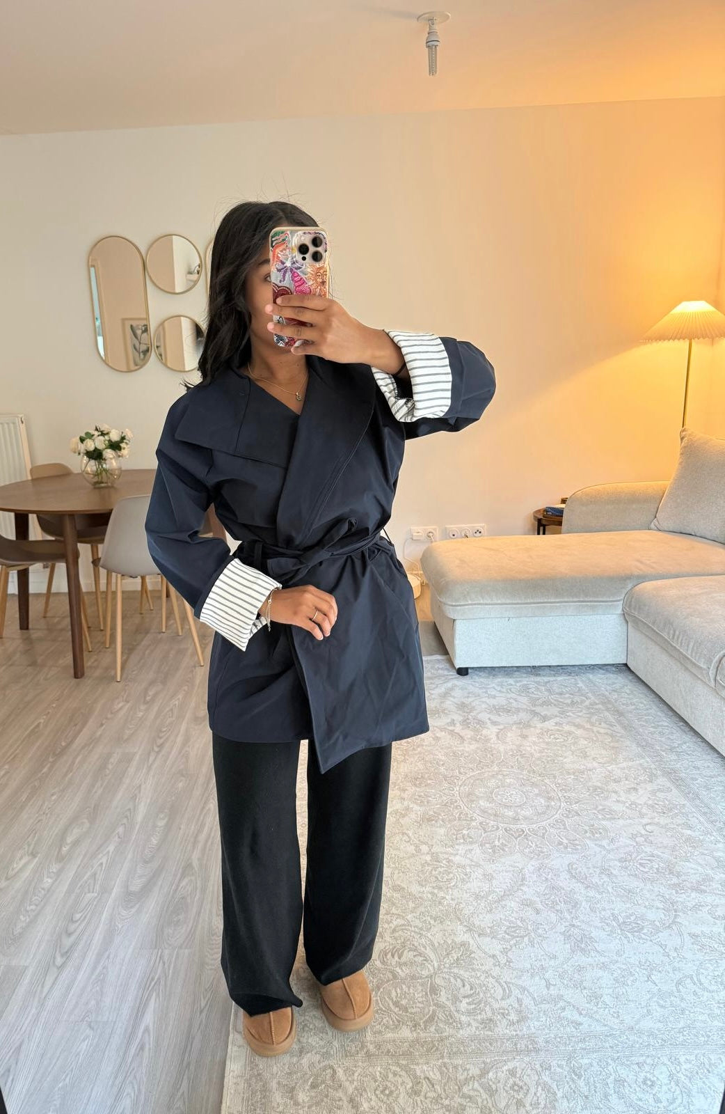 Trench manches marine