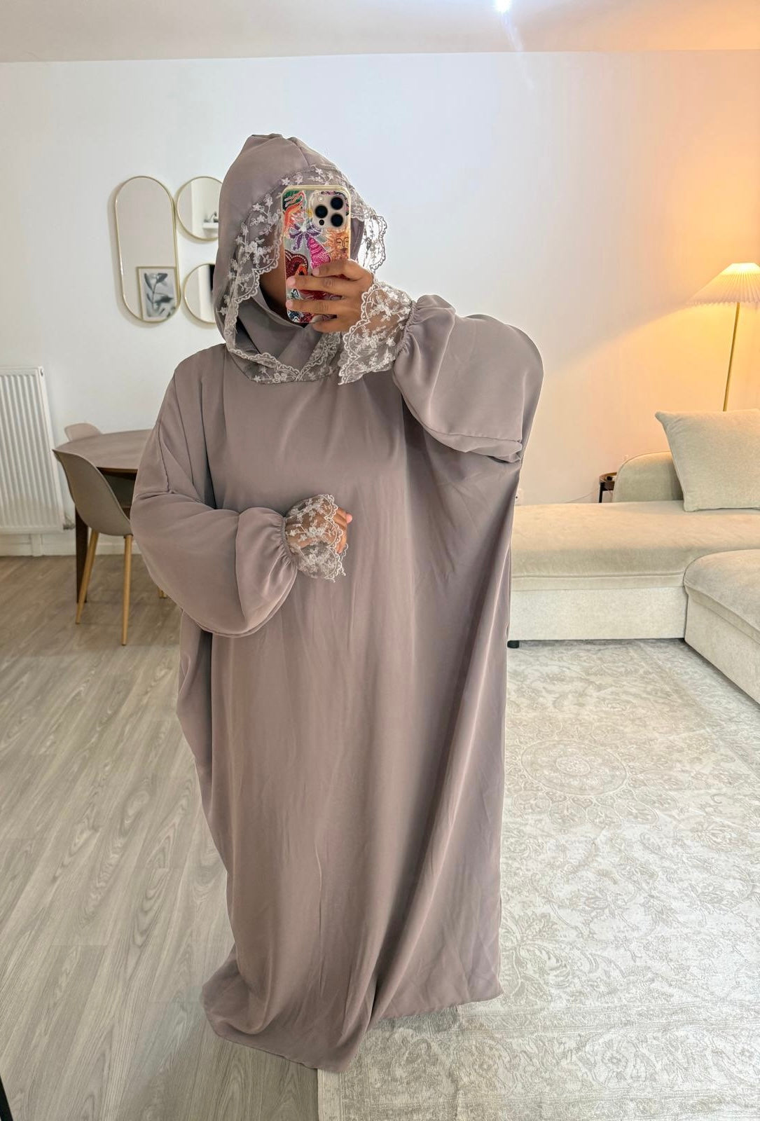 Robe Noor taupe