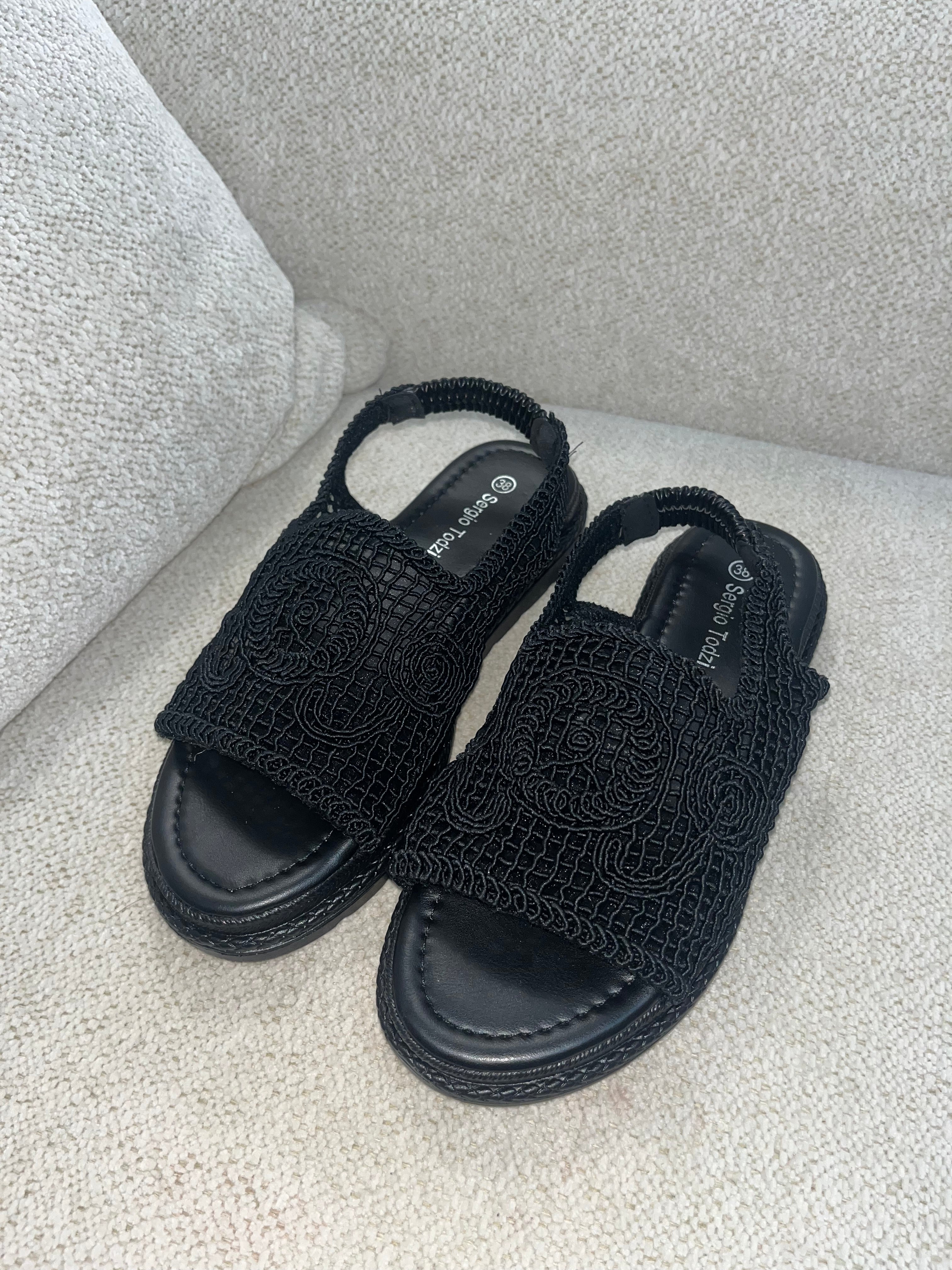 Sandales noires