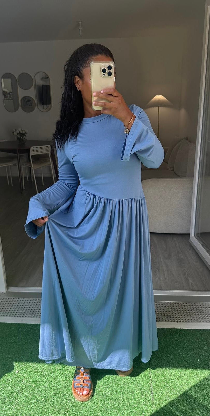 Robe Elyssa bleu ciel