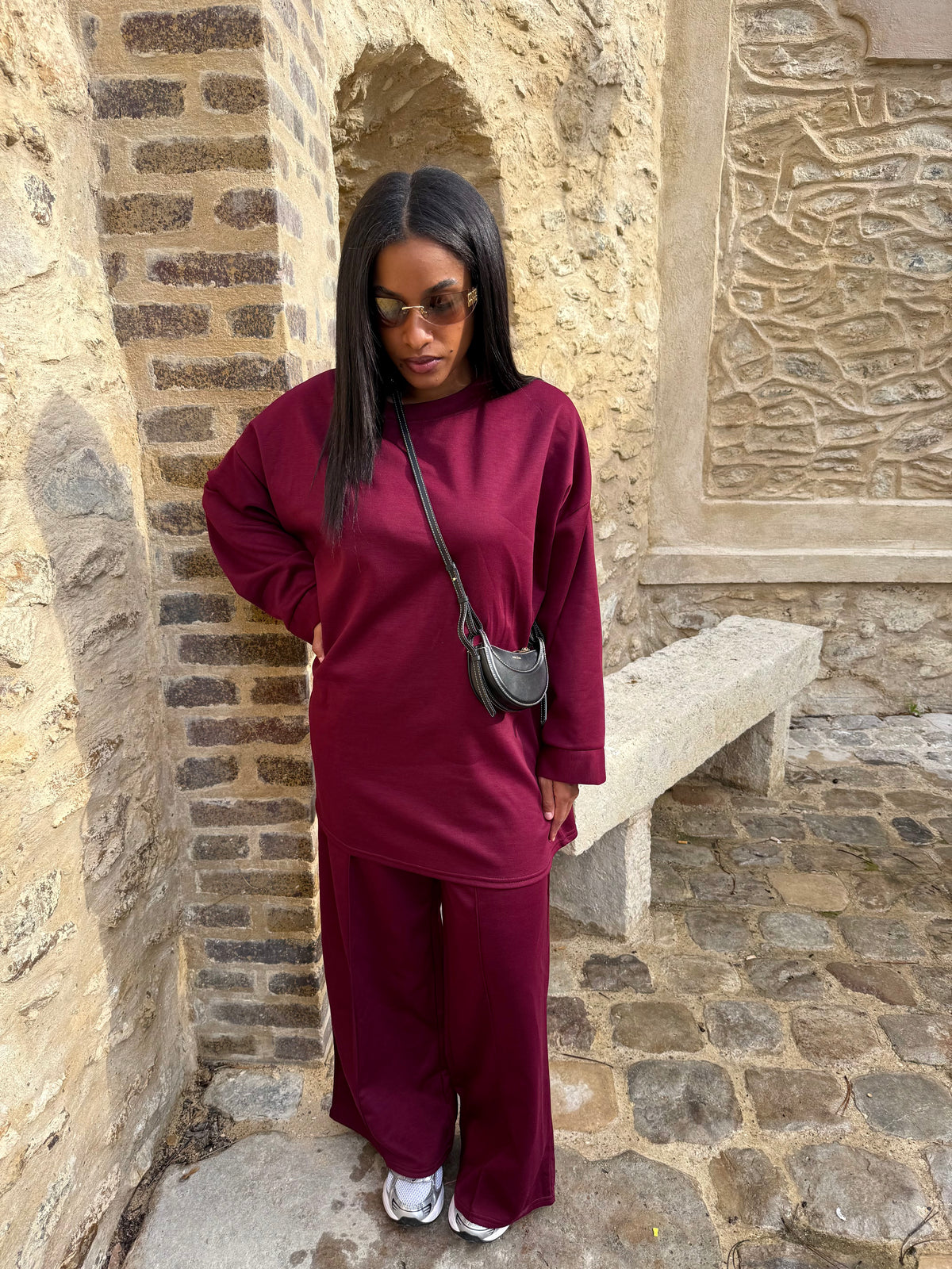Ensemble Comfy bordeaux