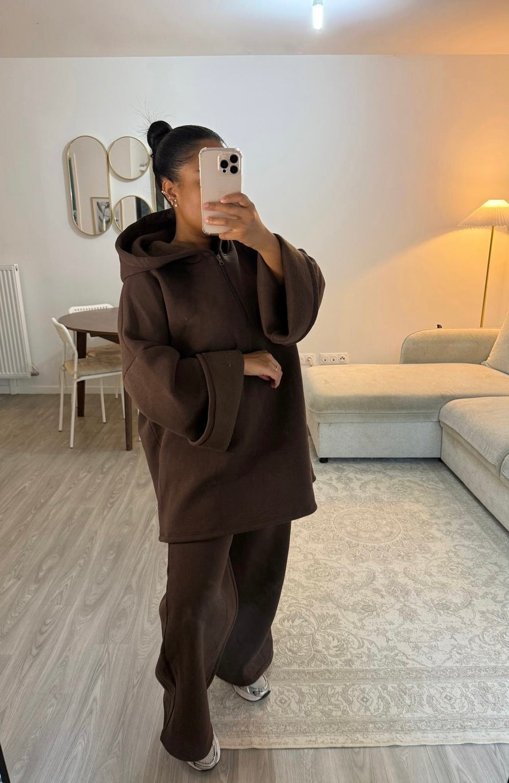 Ensemble Capuche marron