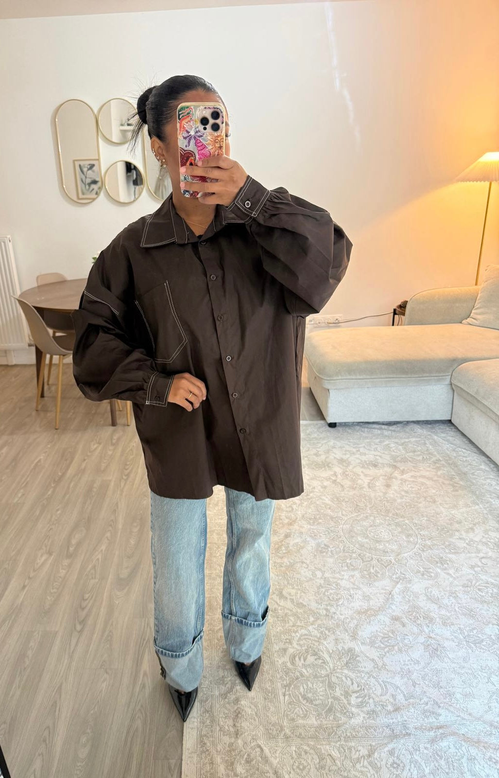 Chemise couture choco