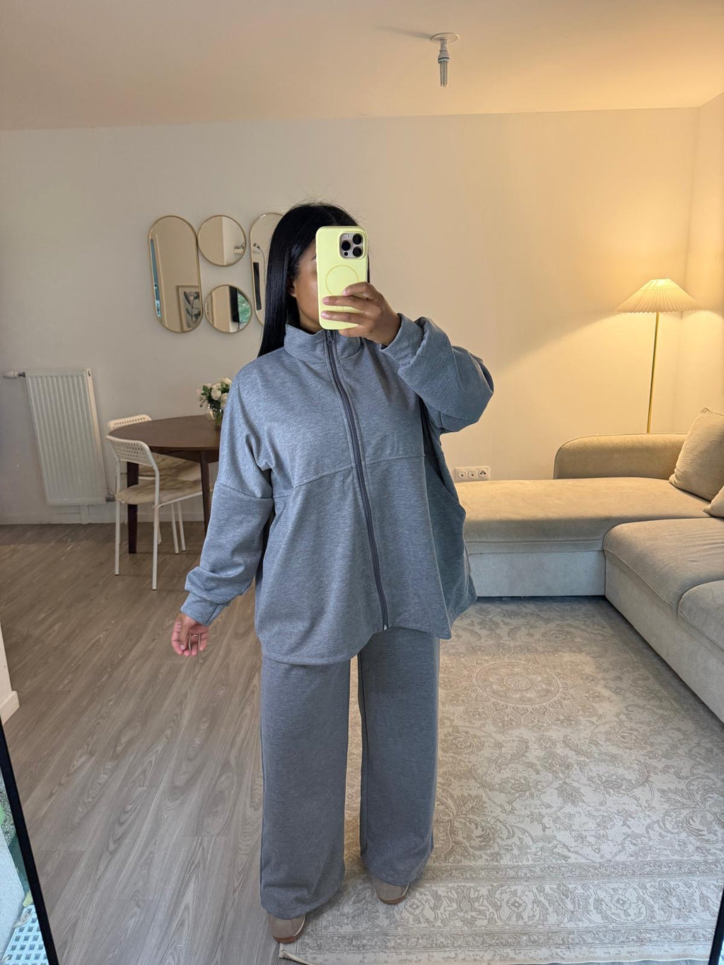 Ensemble Nessya gris