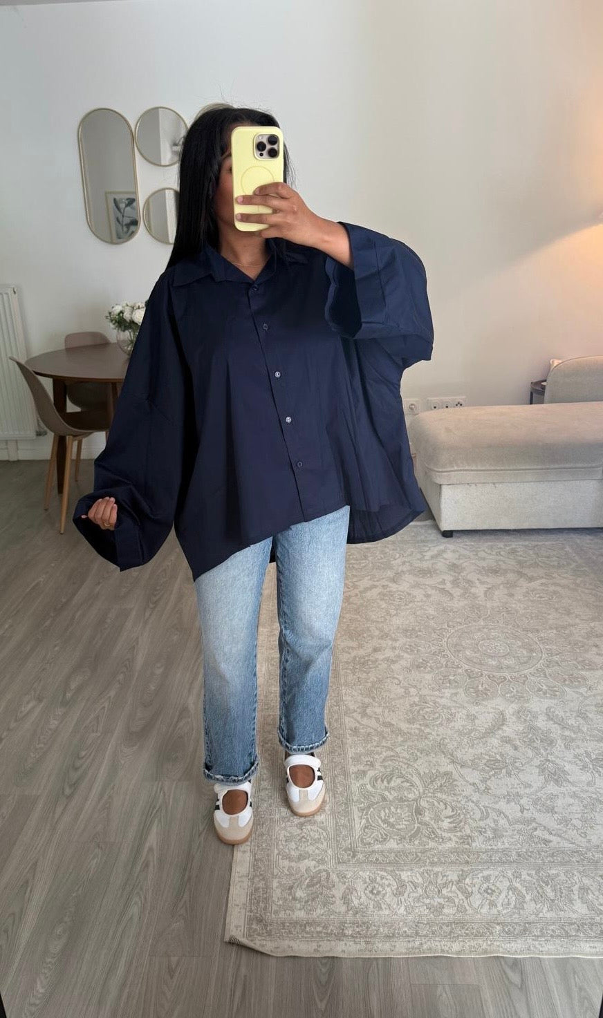Chemise marine
