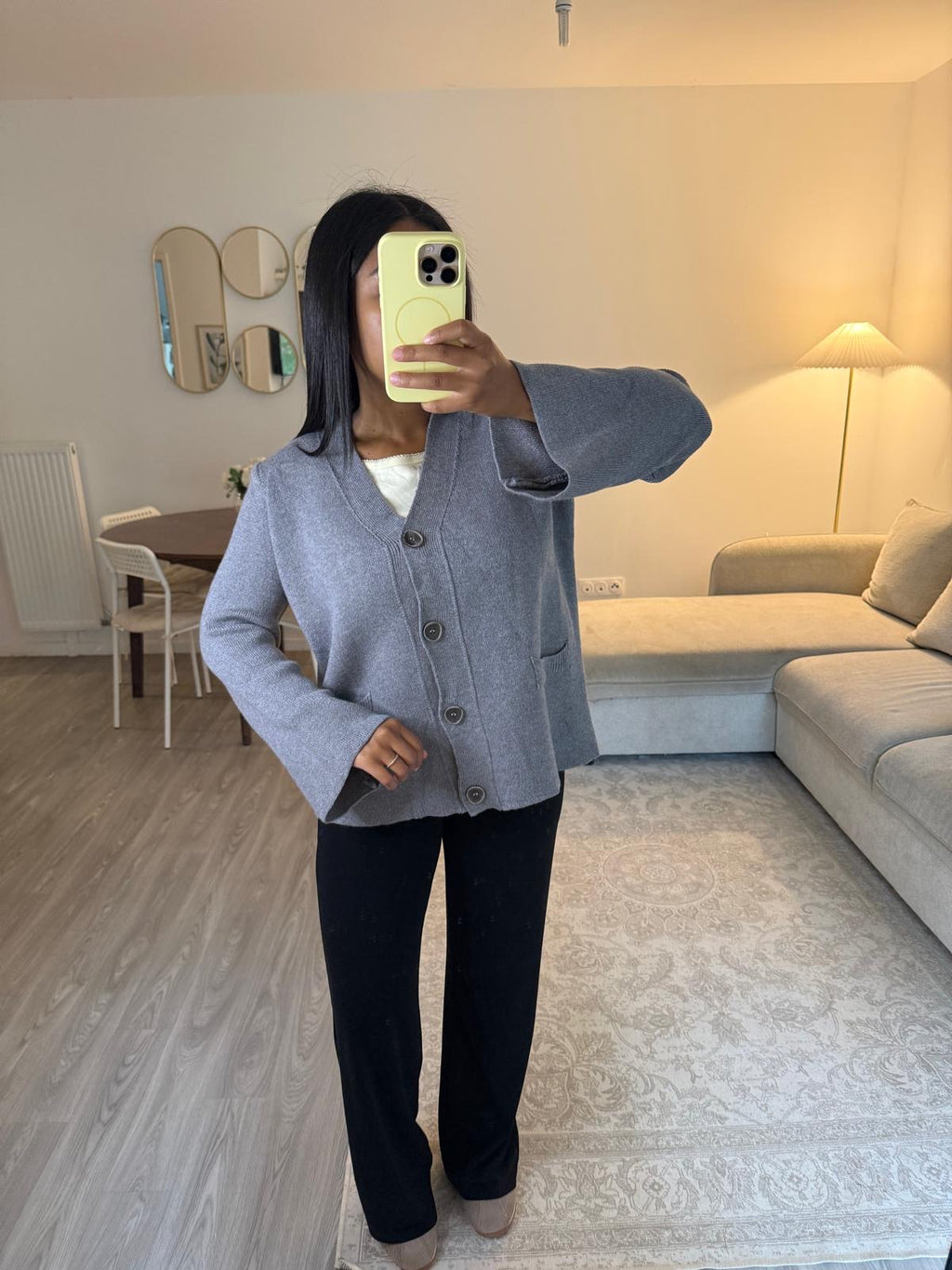 Cardigan gris