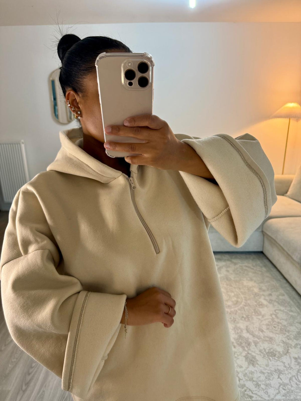 Ensemble Capuche beige