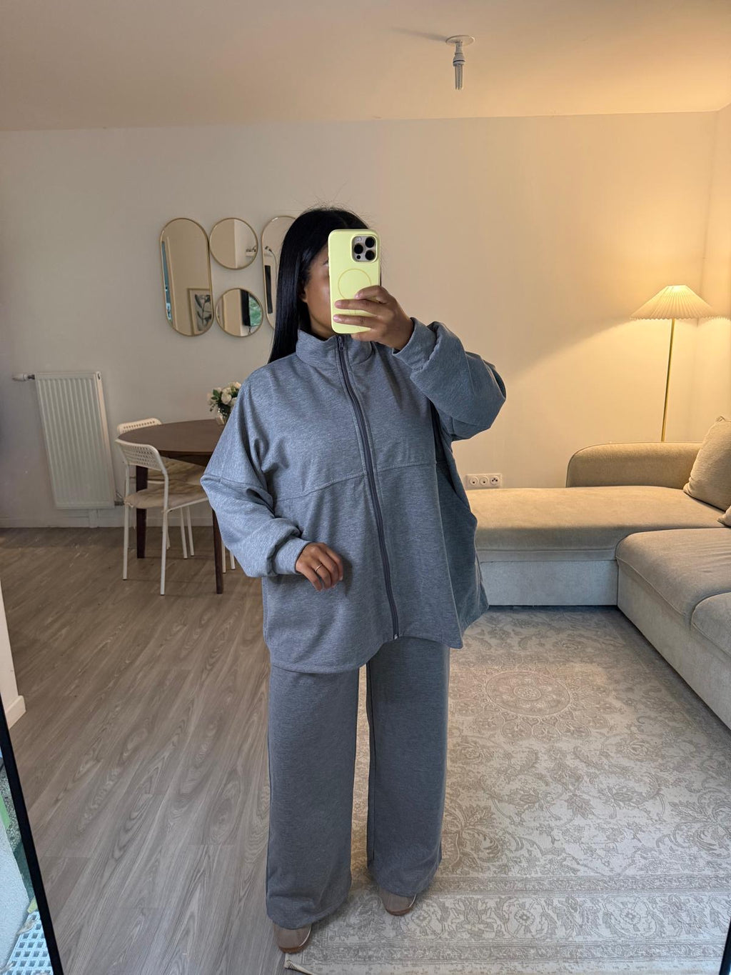 Ensemble Nessya gris