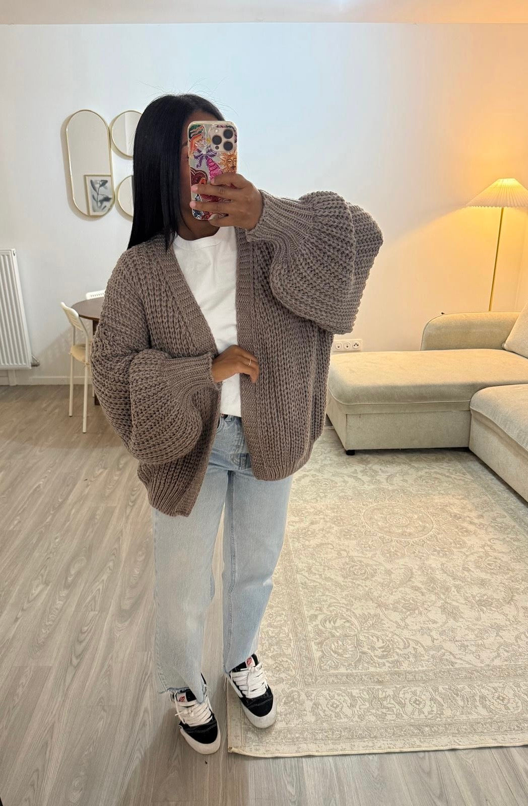 Maille taupe