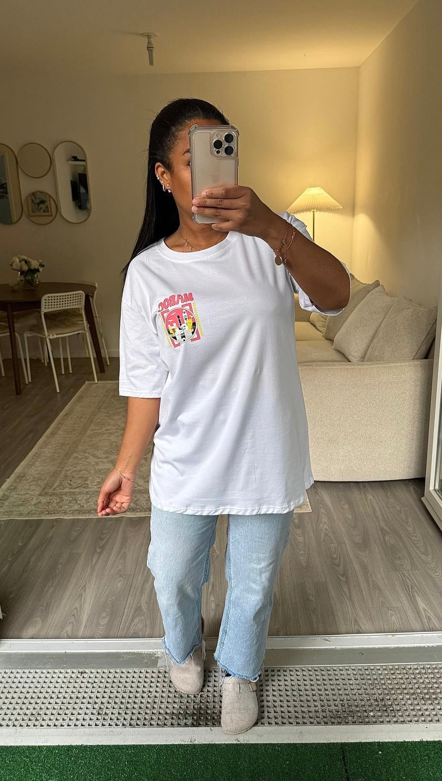 T-shirt maroc blanc