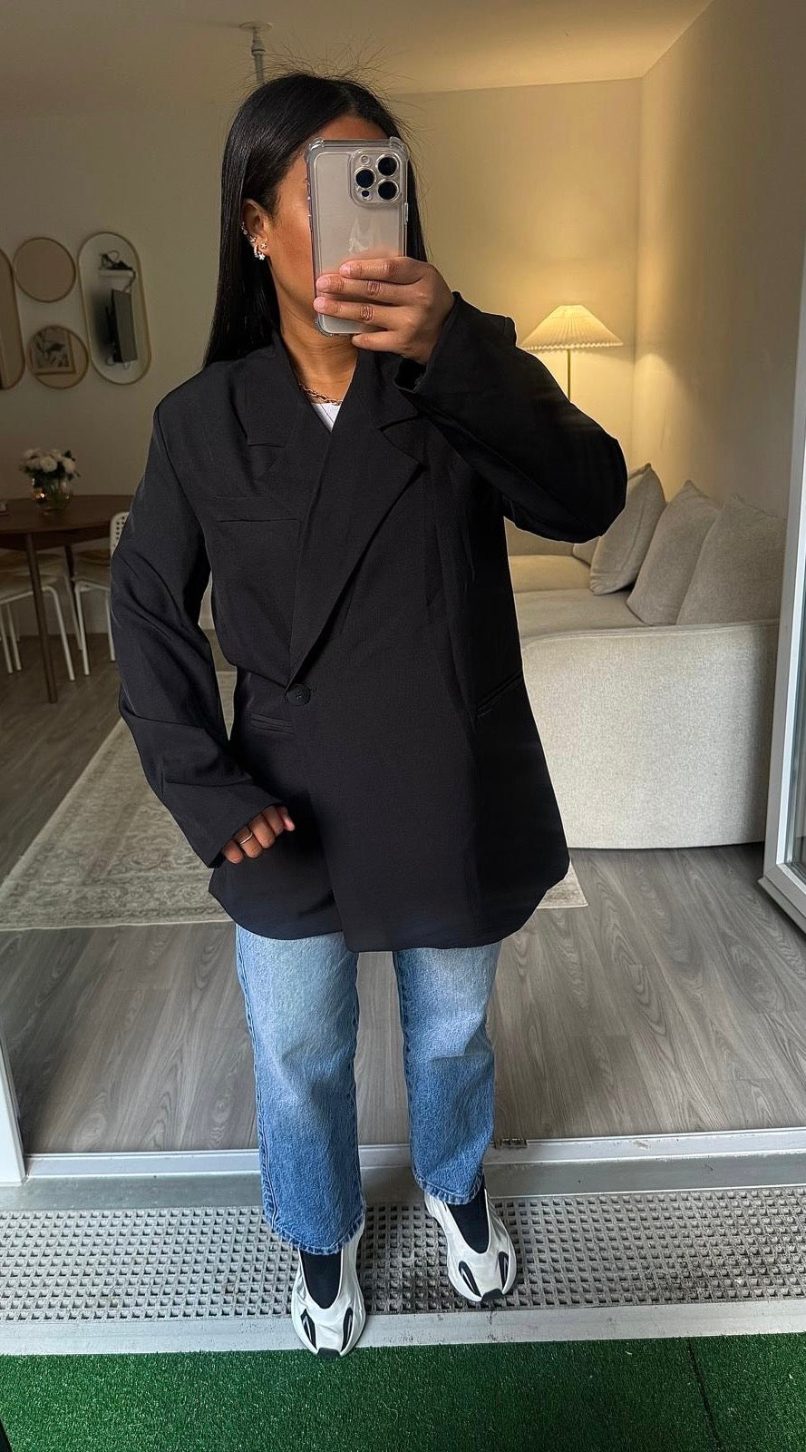 Blazer porte-feuilles noir
