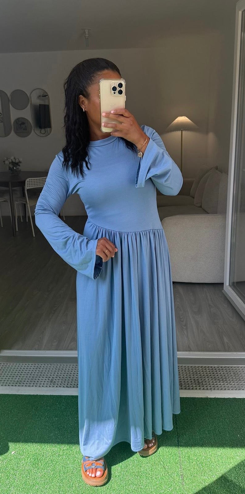 Robe Elyssa bleu ciel