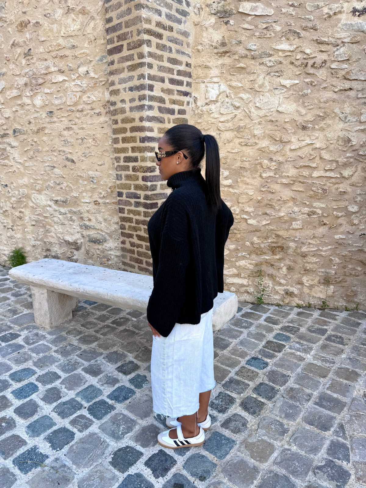 Gilet zippé noir