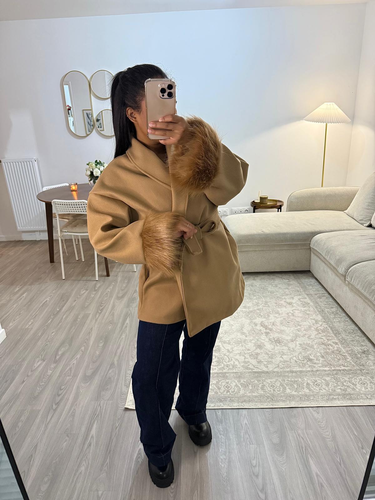 Manteau Neyla Camel