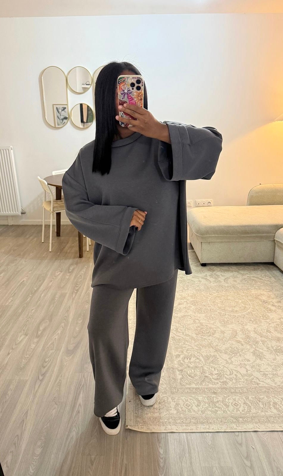 Ensemble Comfy gris foncé