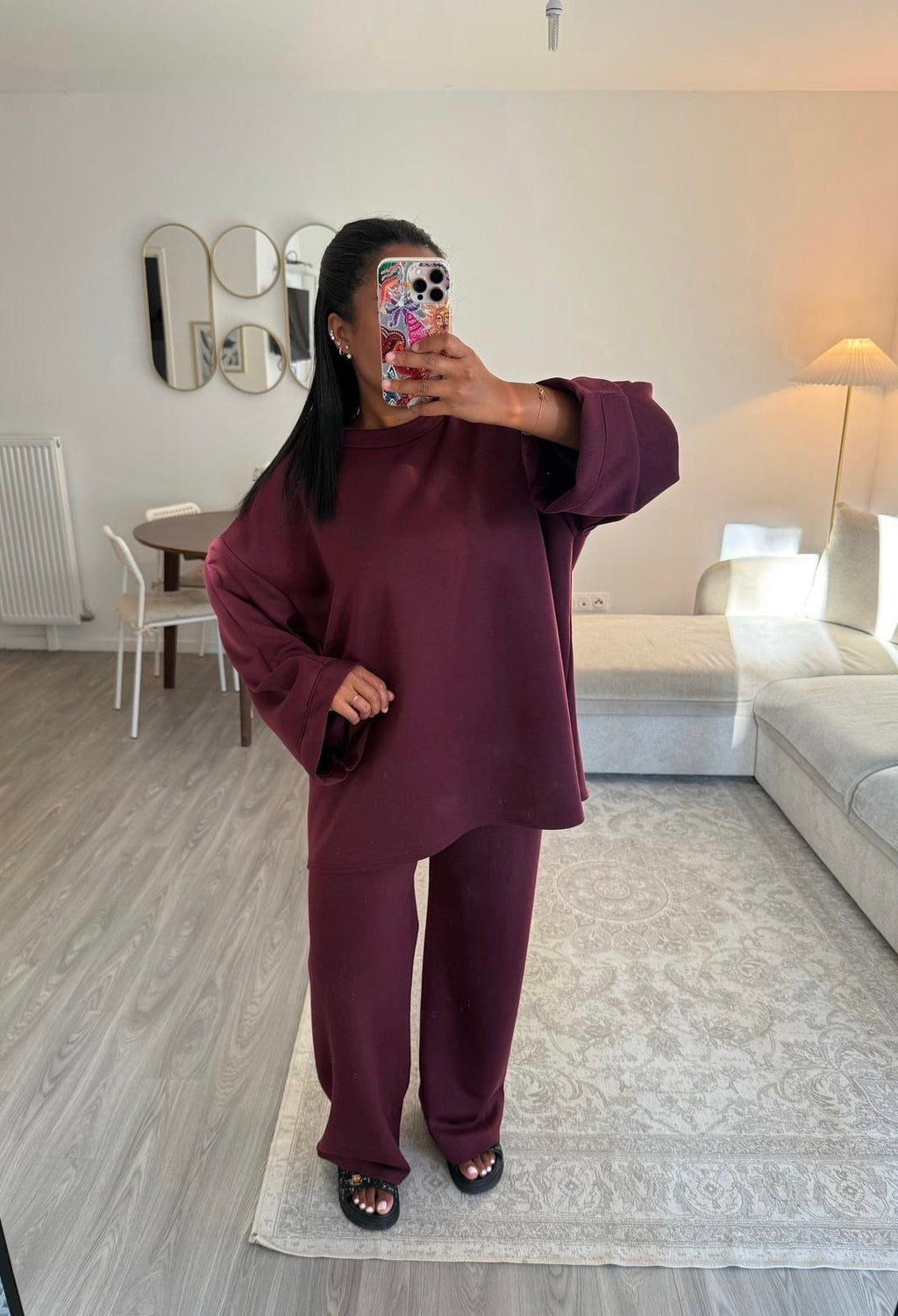 Ensemble Comfy bordeaux
