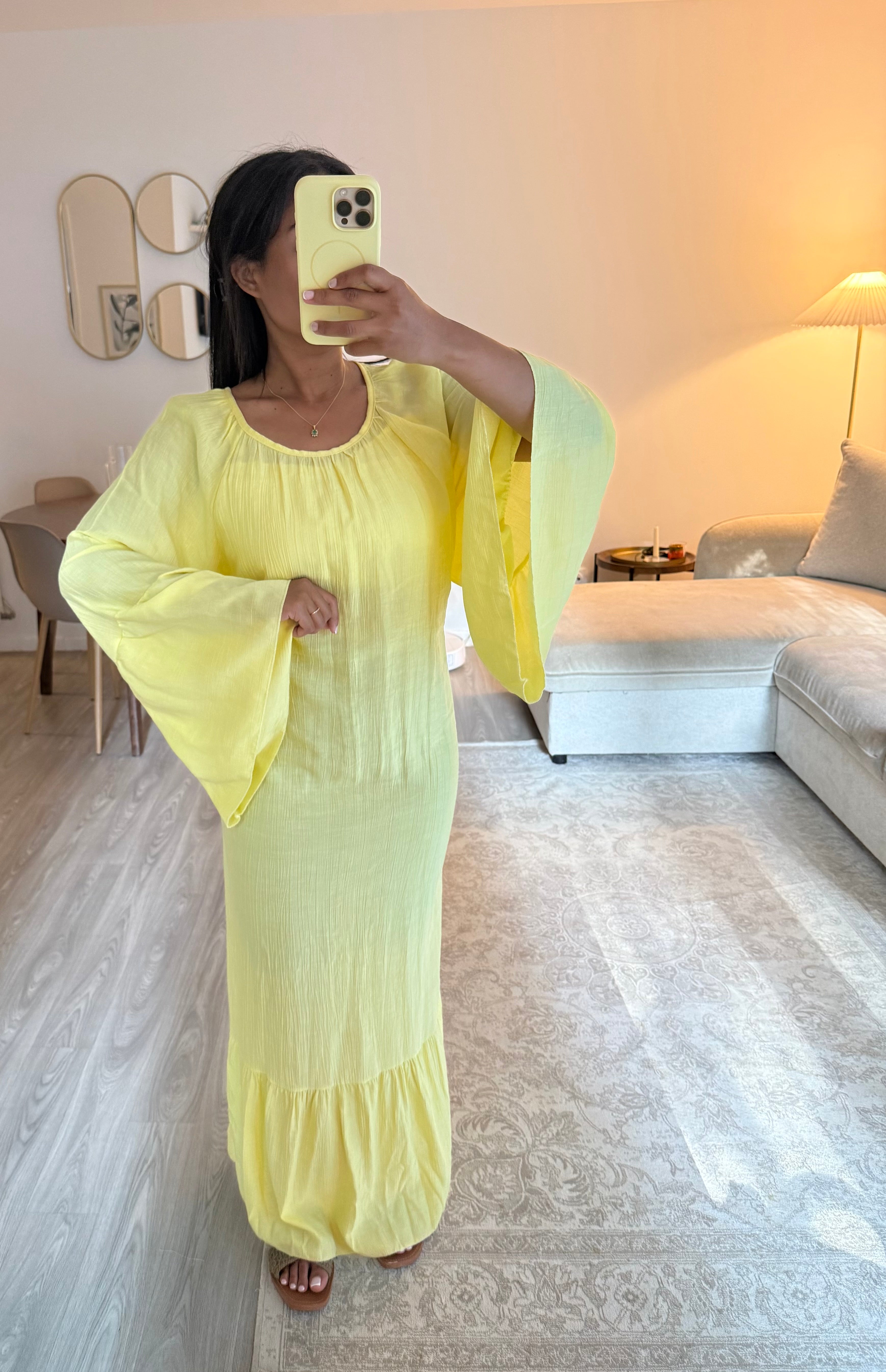 Robe jaune