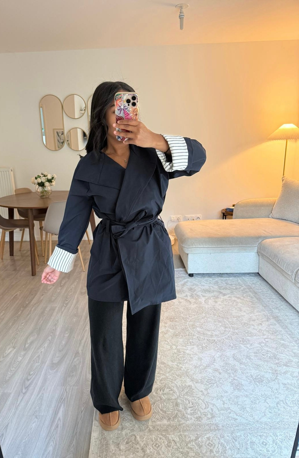 Trench manches marine