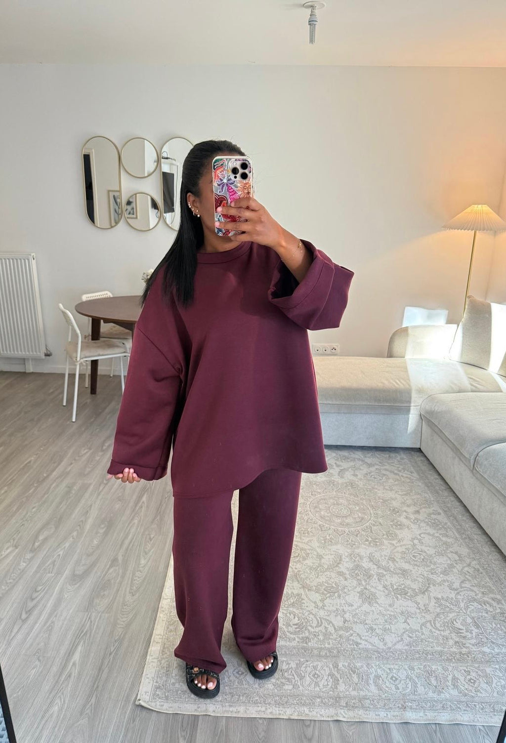 Ensemble Comfy bordeaux