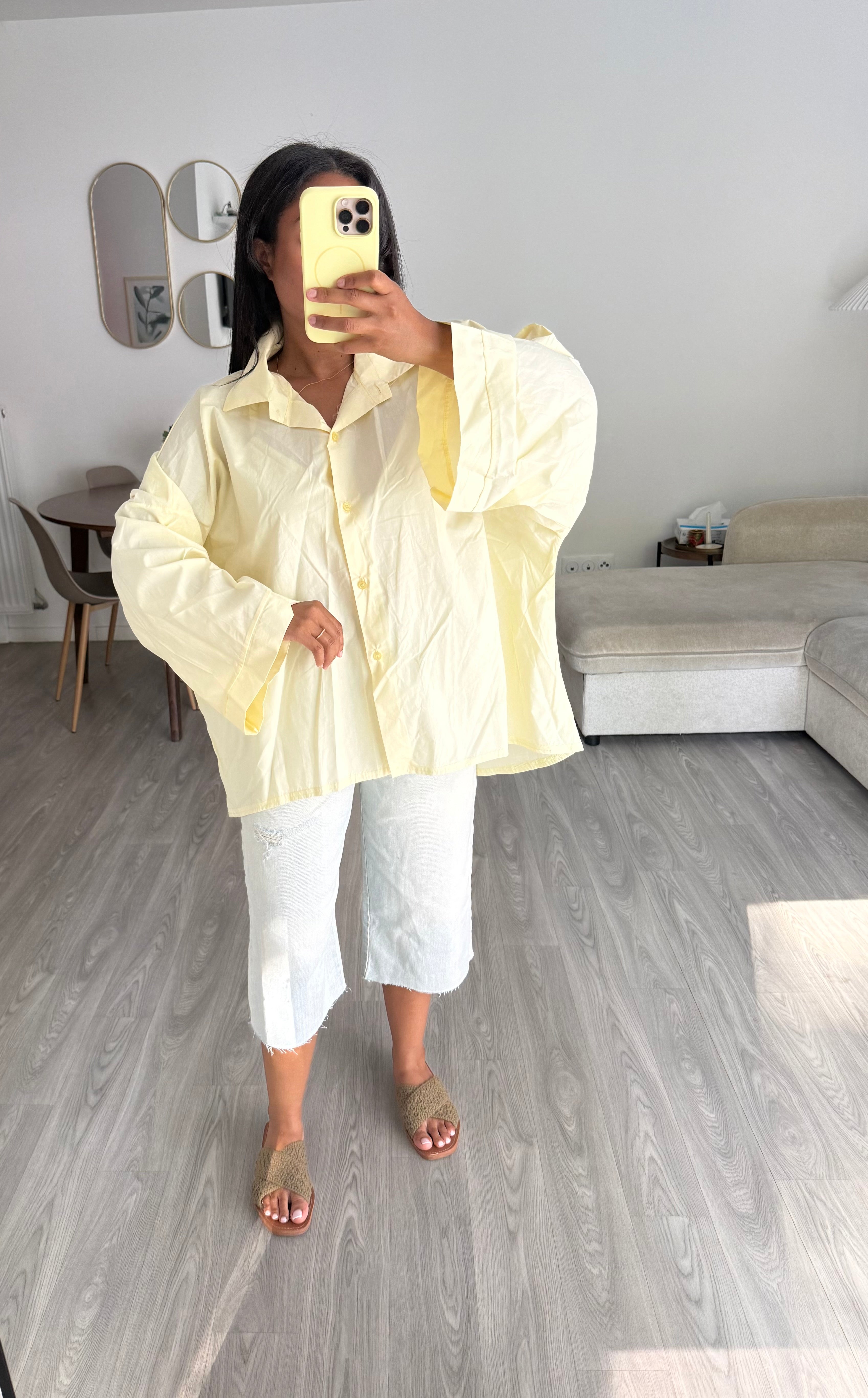 Chemise jaune