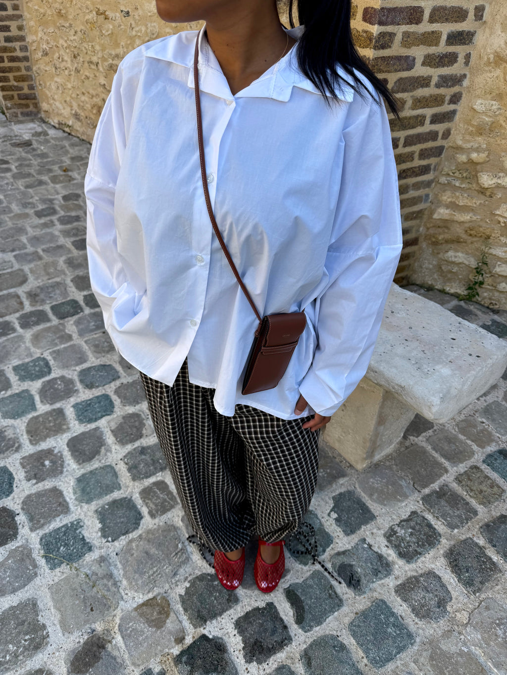 Pantalon carreaux black & White