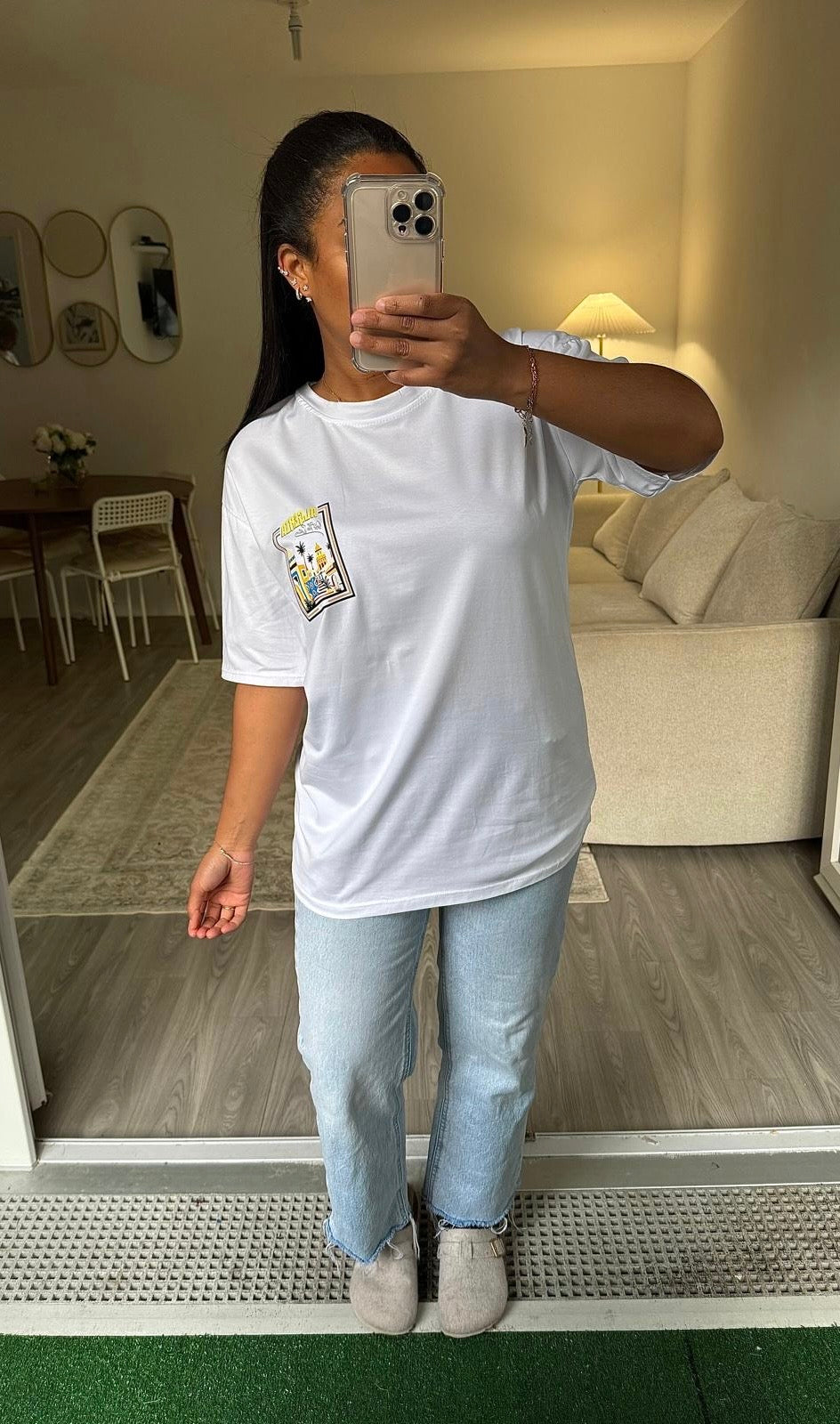 T-shirt Algérie blanc